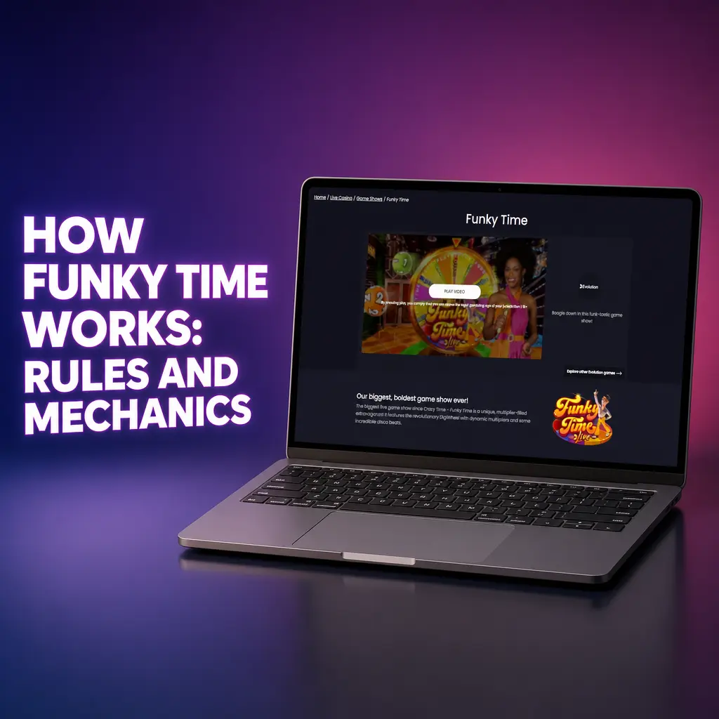 Funky Time wheel with numbered and bonus segments